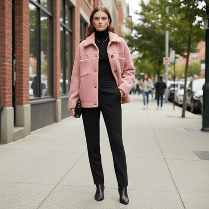 Margot | Lässige Button-up-Jacke für Damen mit Taschen