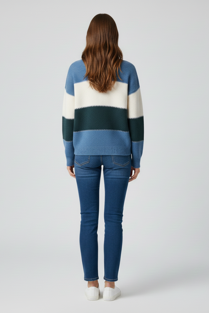 Dakota | Women's Striped Relaxed Knit Jumper