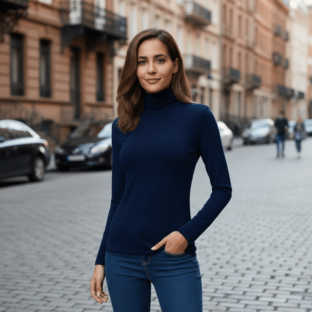 Kira | Women's Winter Turtleneck Knit Jumper