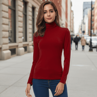 Kira | Women's Winter Turtleneck Knit Jumper