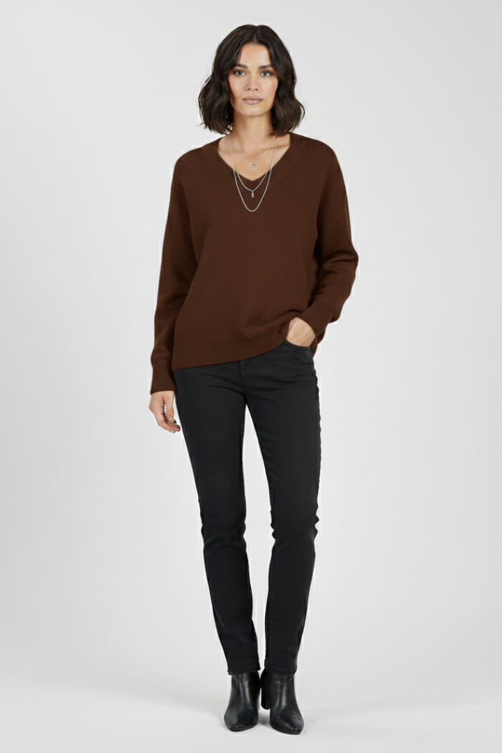 Blair | Women's V-Neck Sweater Relaxed Fit