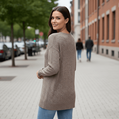 Greer | Women's Relaxed V-Neck Sweater