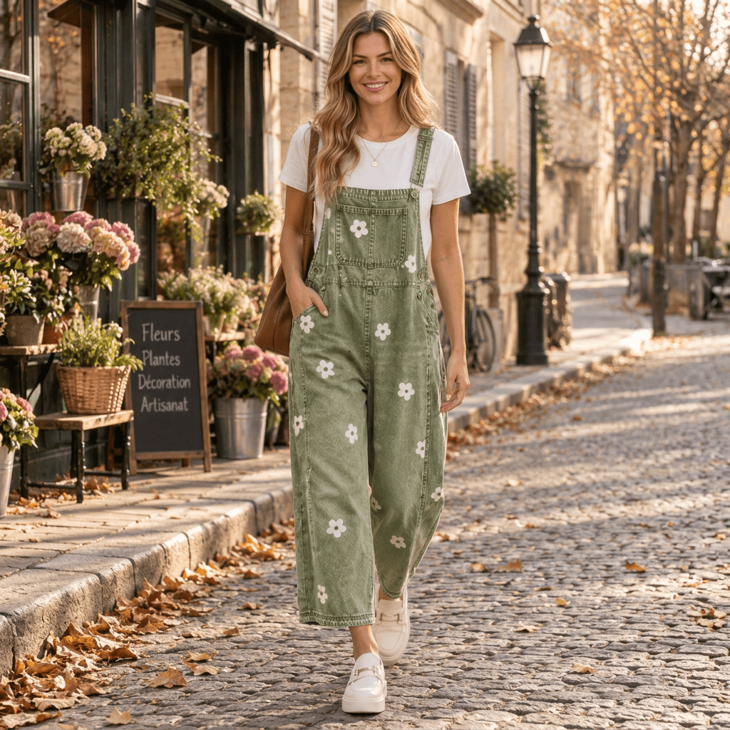 Piper | Women's Printed Wide-Leg Trousers