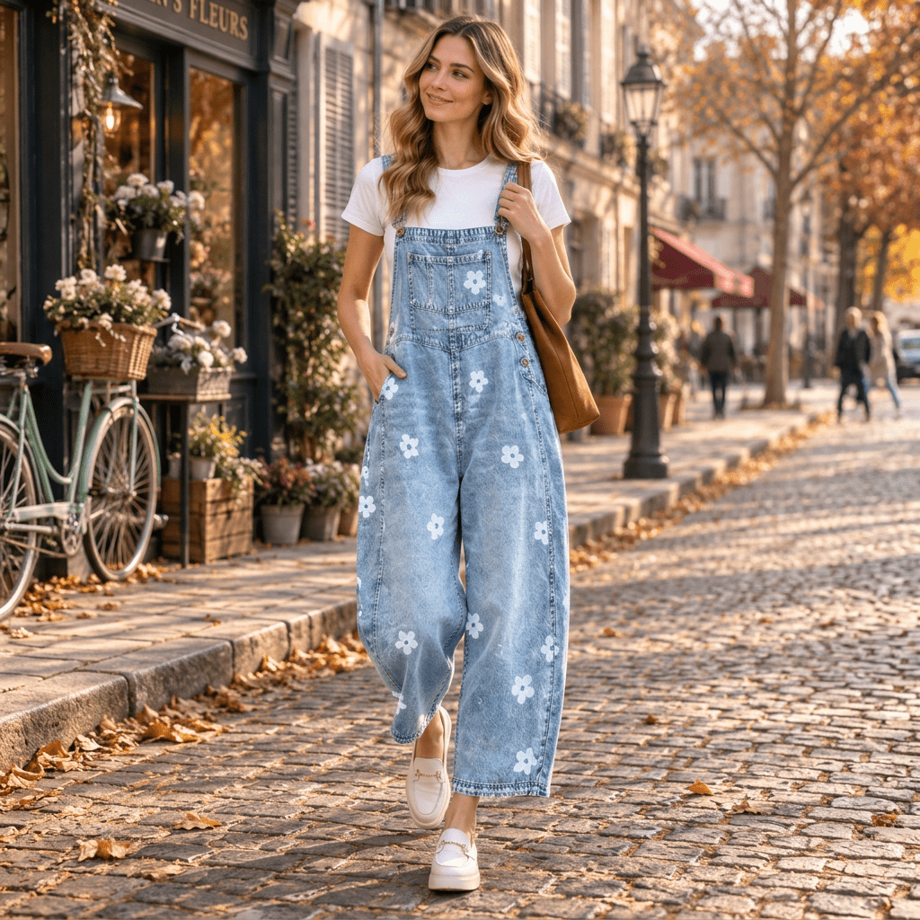 Piper | Women's Printed Wide-Leg Trousers