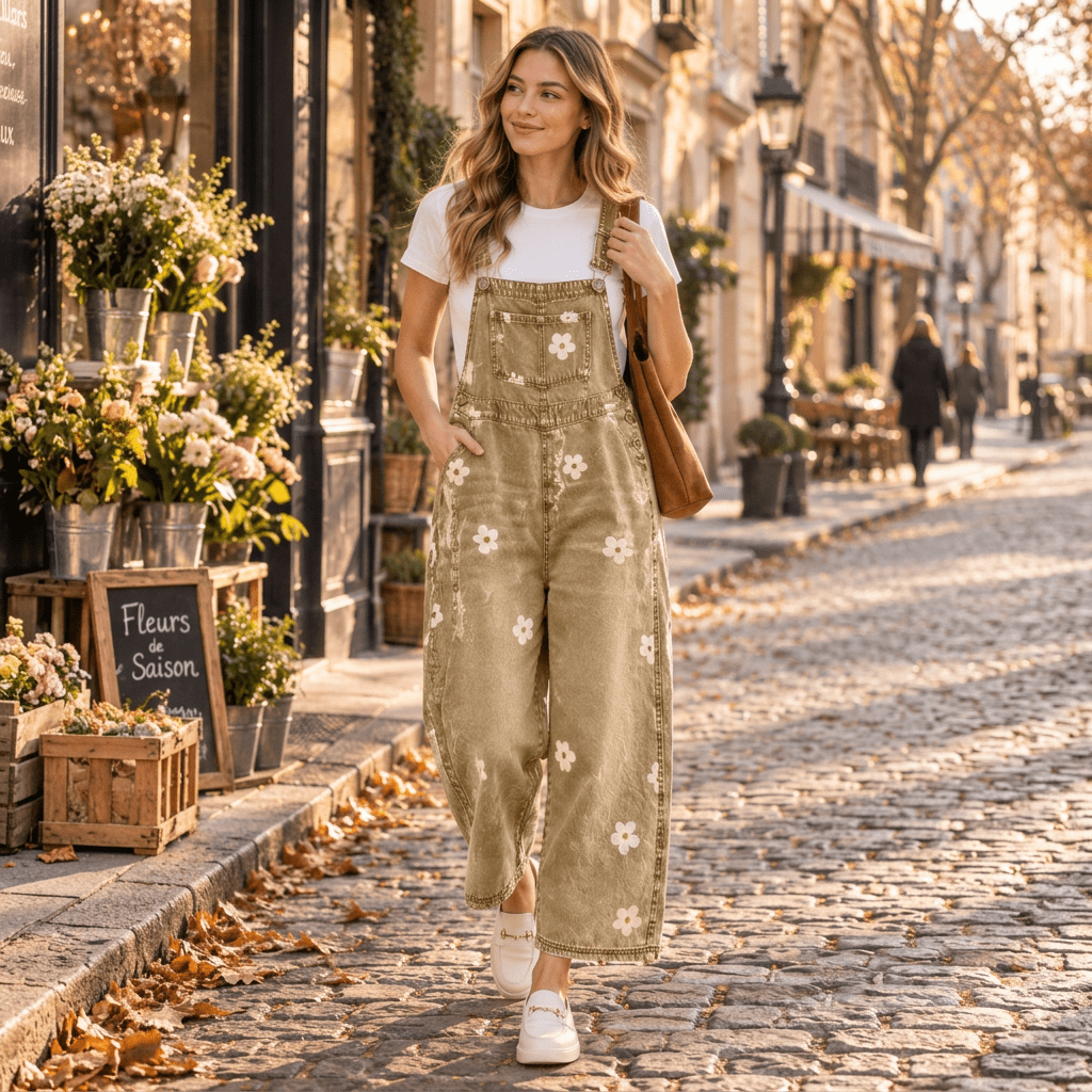 Piper | Women's Printed Wide-Leg Trousers