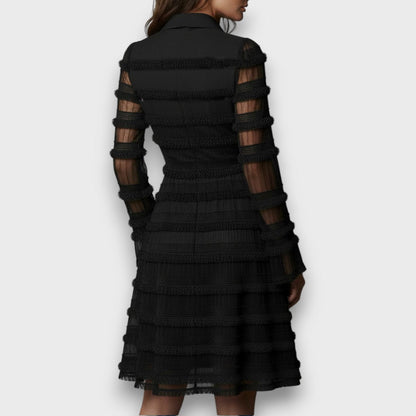 Maren | Women's Long Sleeve V-Neck Dress