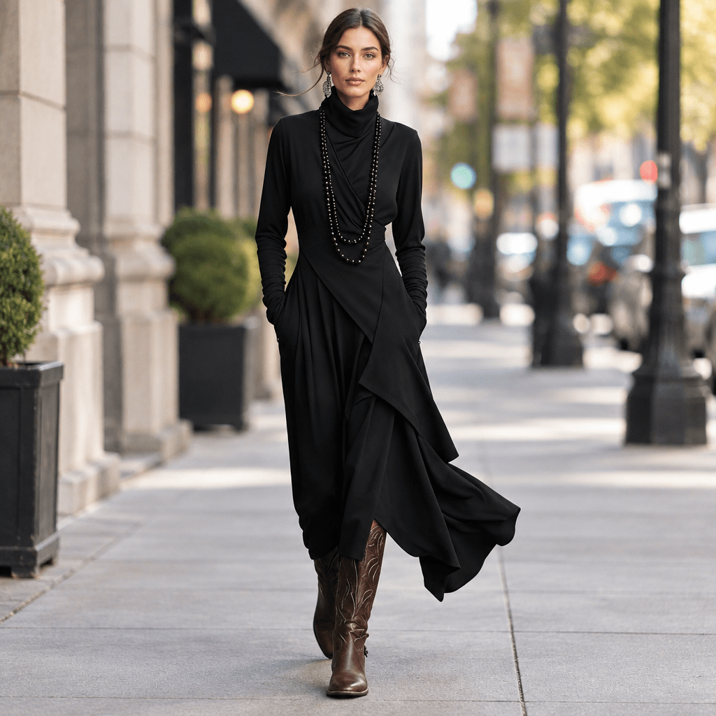 Remi | Women's Asymmetric Maxi Evening Dress