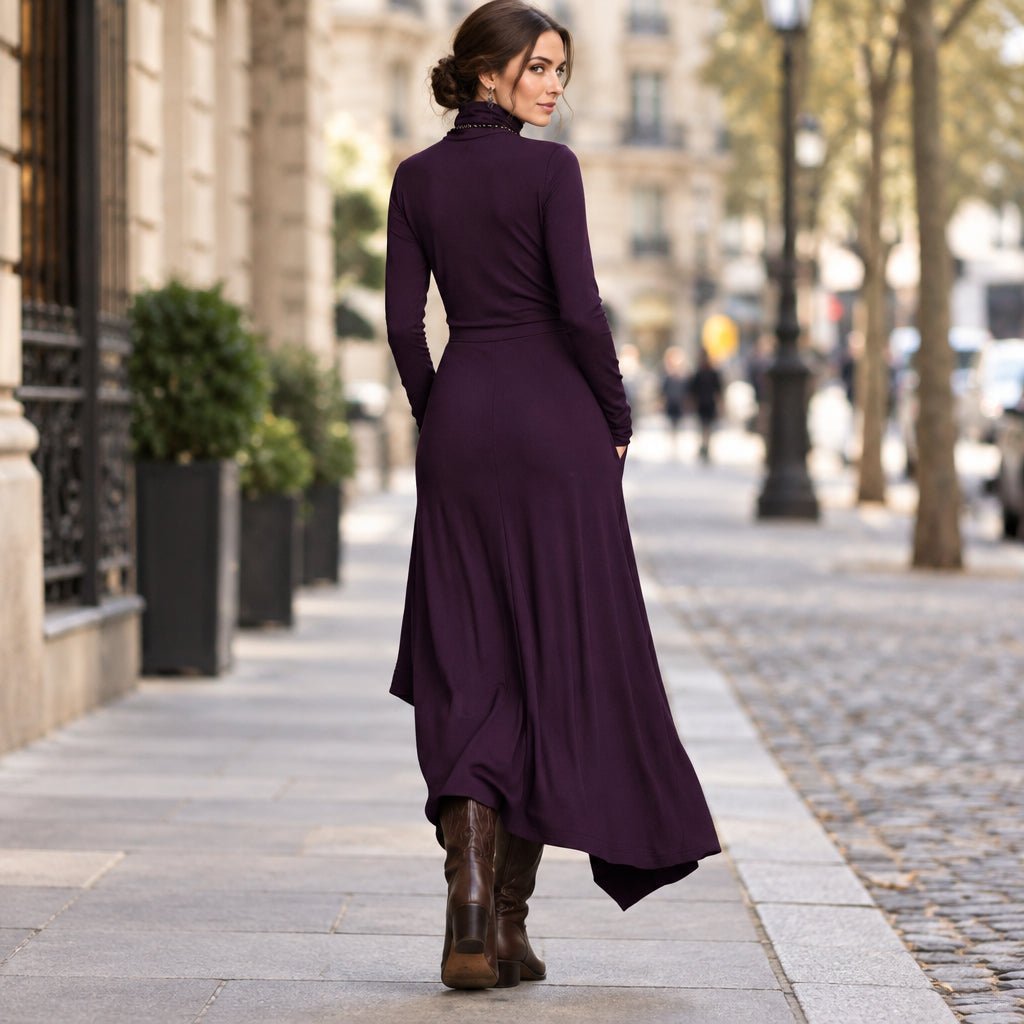 Remi | Women's Asymmetric Maxi Evening Dress