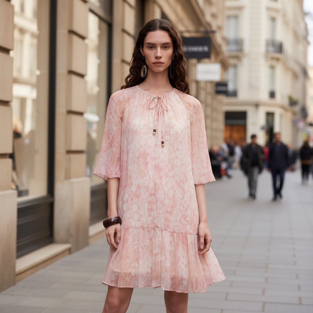 Harlow | Women's Floral Print Long Sleeve Dress