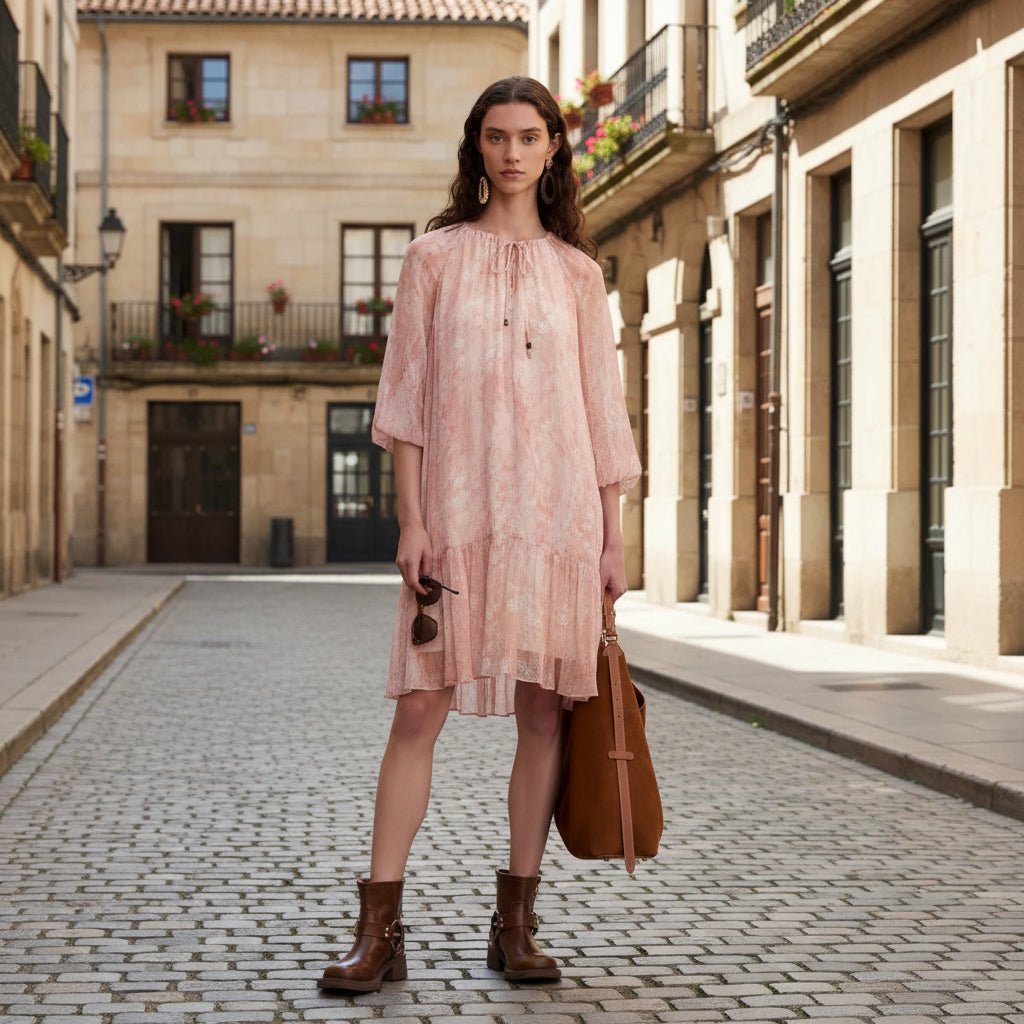Harlow | Women's Floral Print Long Sleeve Dress
