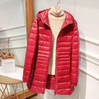 Liv | Women's Quilted Hooded Longline Winter Puffer Coat