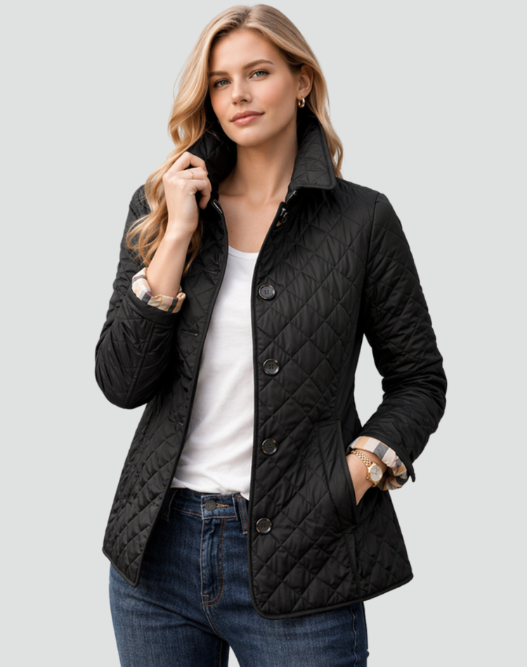 Harlow | Women's Quilted Collar Casual Parka