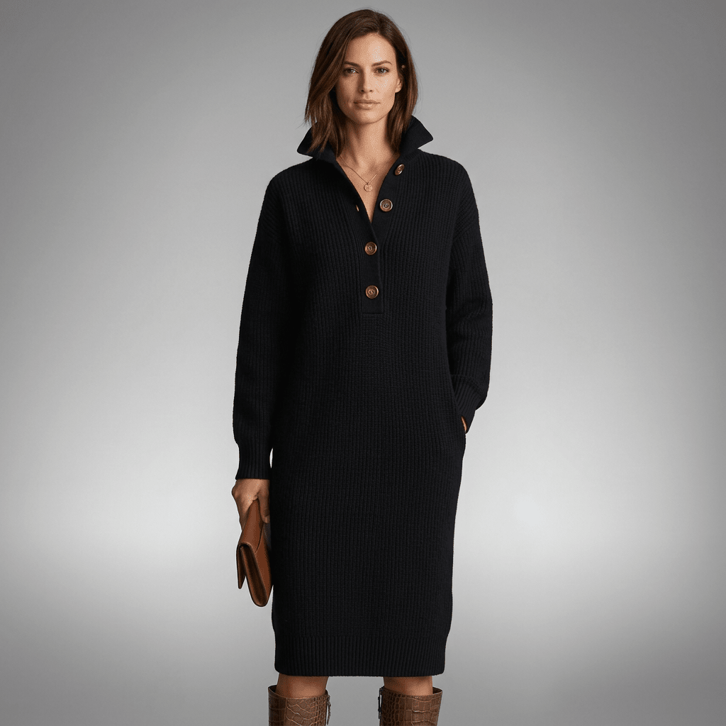Black dress studio photo