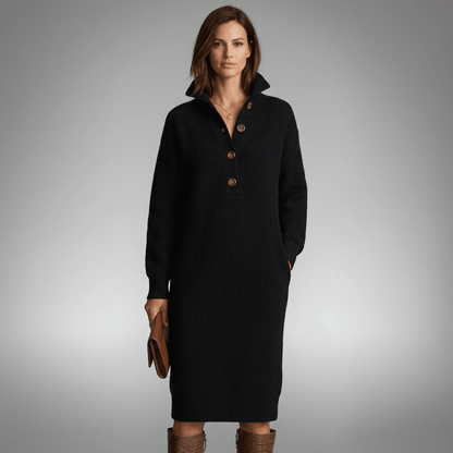 Black dress studio photo