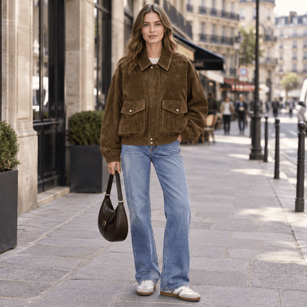 Faye | Women's Classic Casual Bomber Jacket