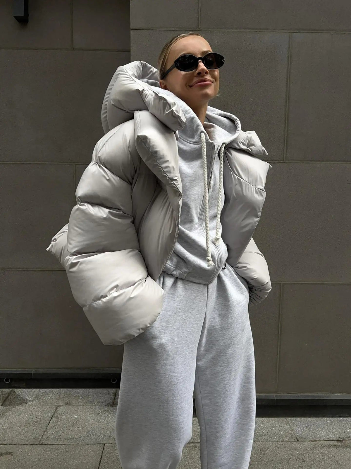 Gia | Women's Winter Oversized Hooded Puffer Jacket