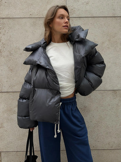 Gia | Women's Winter Oversized Hooded Puffer Jacket