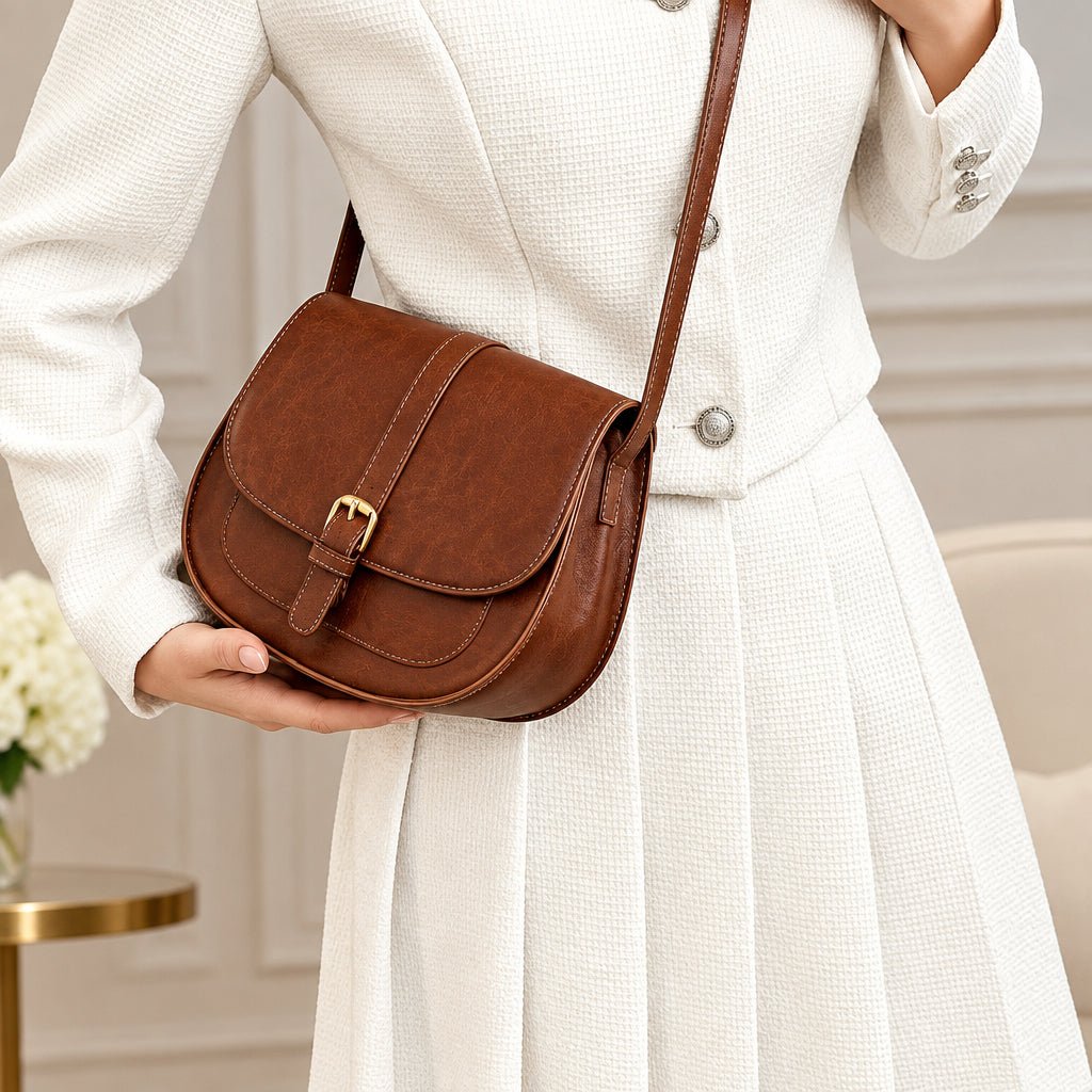 Greer | Women's Classic Saddle Crossbody Bag