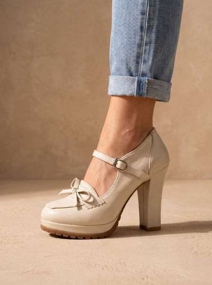 Romy | Women's Bow-Detail Mary Jane Pumps