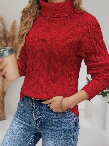 Kaia | Women's Winter Knit Turtleneck Jumper