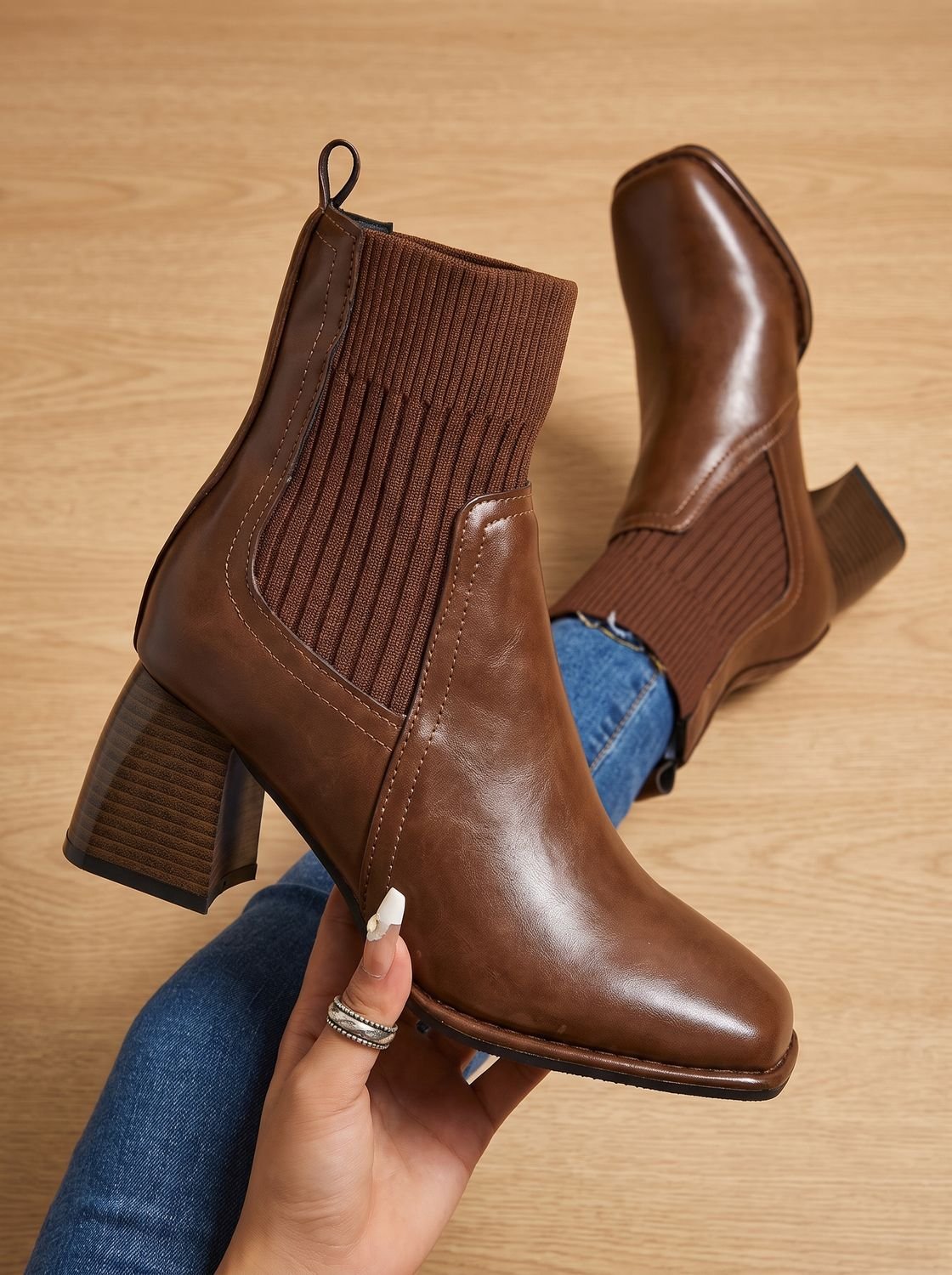 Mae | Women's Slip-On Ankle Boots for Winter