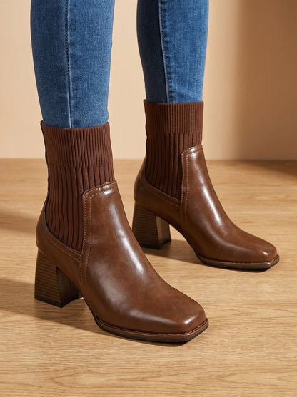 Mae | Women's Slip-On Ankle Boots for Winter