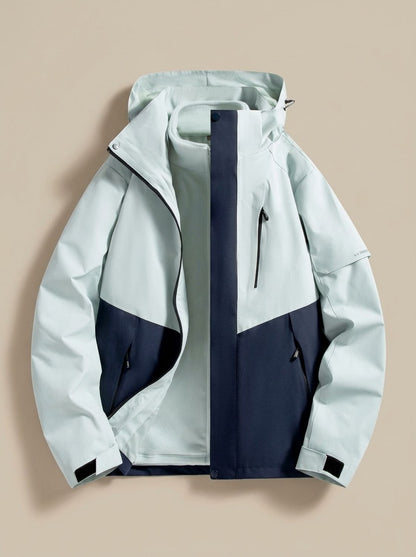 Sloane | Gefütterte Damen-Winterjacke mit Kapuze zum Kombinieren im Lagenlook