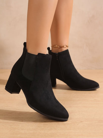 Gia | Elegante Damen-Stiefeletten mit Blockabsatz