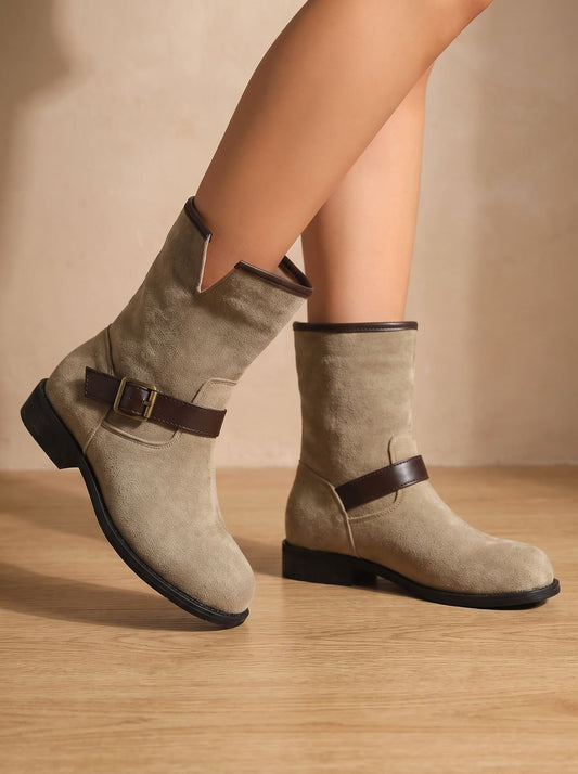 Sloane | Women's Western Buckle Ankle Boots