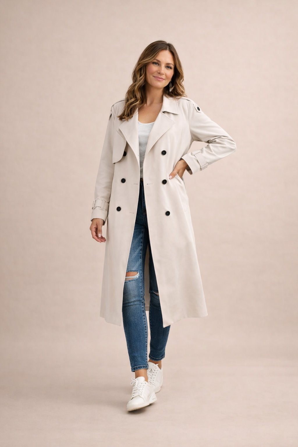 Nova | Parka-Mantel mit Gürtel für Damen und Arbeitstage