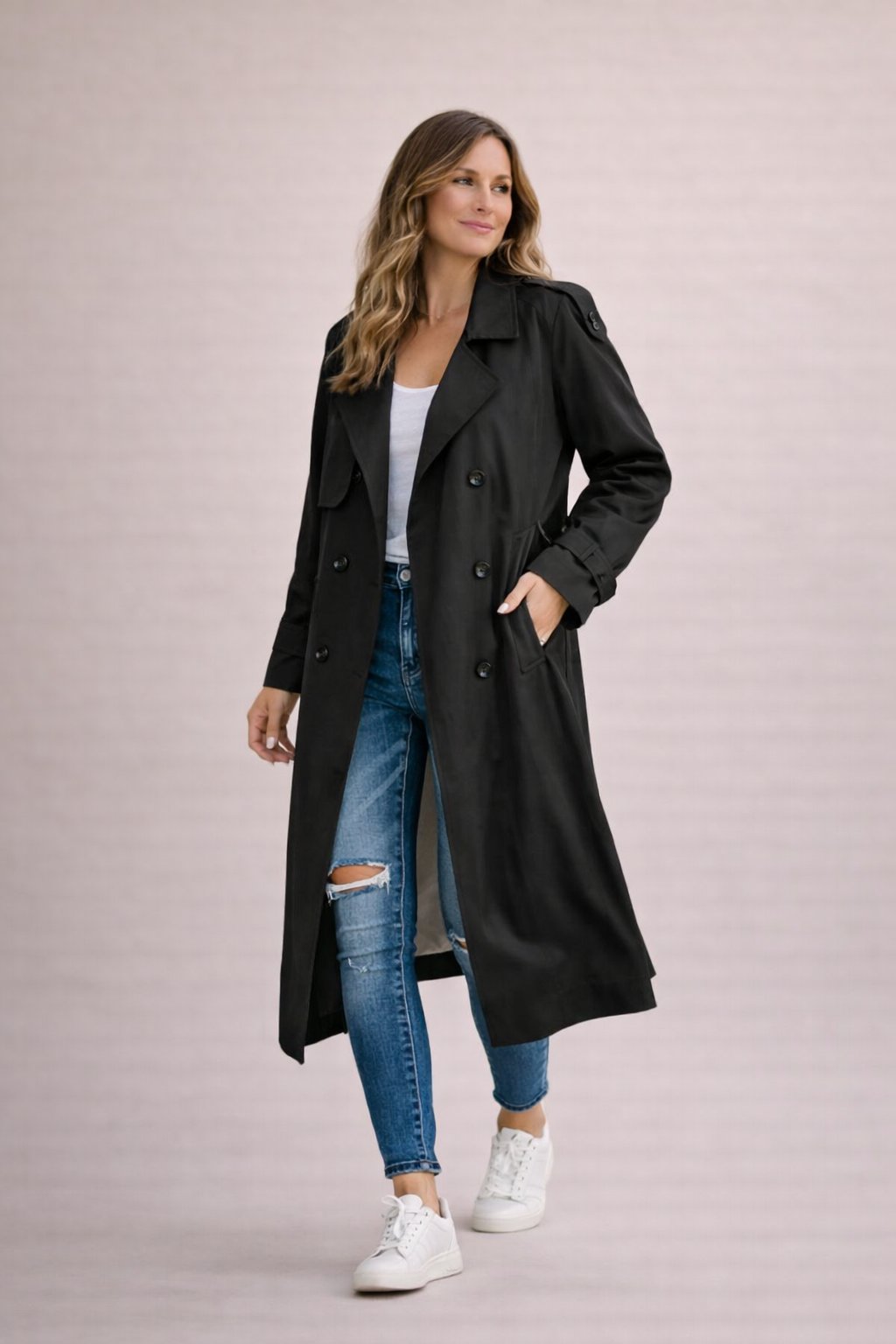 Nova | Parka-Mantel mit Gürtel für Damen und Arbeitstage