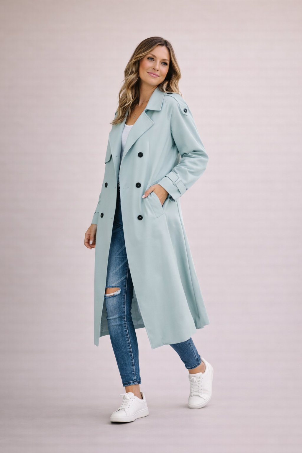 Nova | Parka-Mantel mit Gürtel für Damen und Arbeitstage