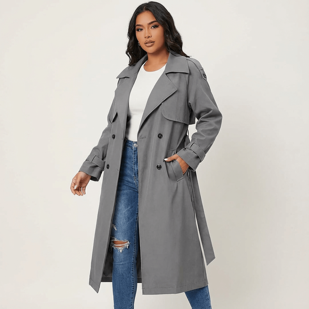 Longline Trench Coat for Everyday Style