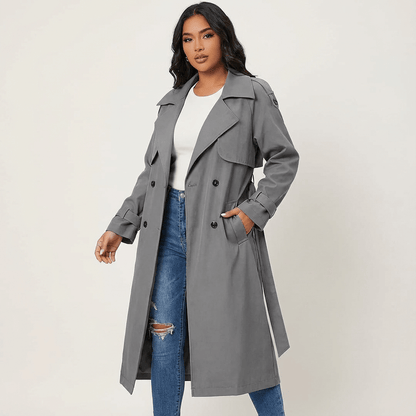 Longline Trench Coat for Everyday Style