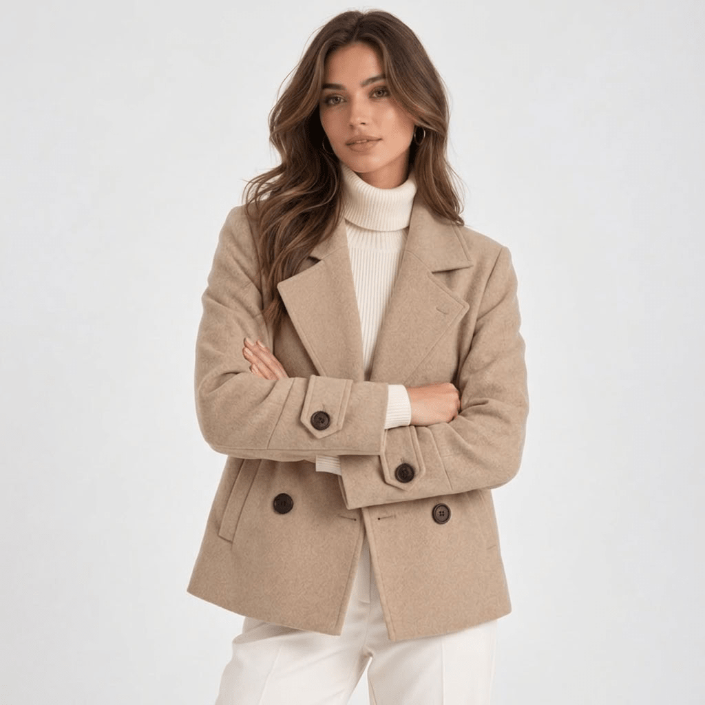 Romy | Women's Double-Breasted Lapel Coat