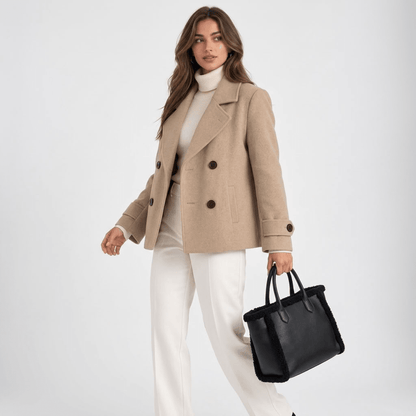 Romy | Women's Double-Breasted Lapel Coat