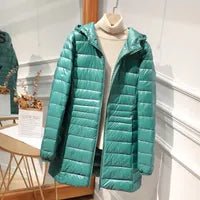 Liv | Women's Quilted Hooded Longline Winter Puffer Coat