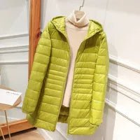 Liv | Women's Quilted Hooded Longline Winter Puffer Coat