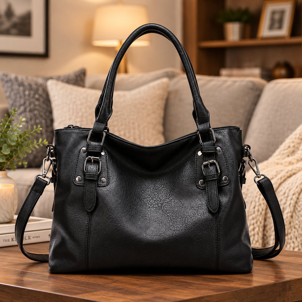 Lyra | Strukturierte Henkeltasche für Damen