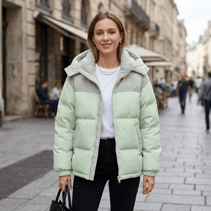 Dakota | Winterliche Daunenjacke mit Kapuze für Damen