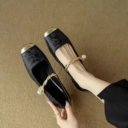 Blair | Bequeme Damenschuhe im Vintage-Stil mit Riemen