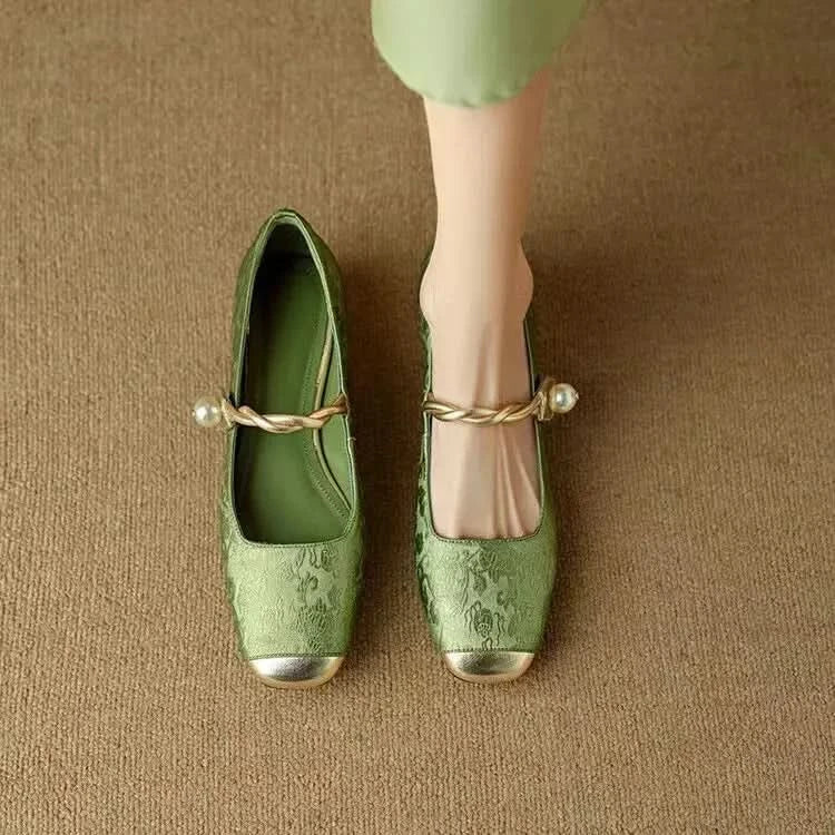 Blair | Bequeme Damenschuhe im Vintage-Stil mit Riemen