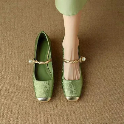 Blair | Bequeme Damenschuhe im Vintage-Stil mit Riemen