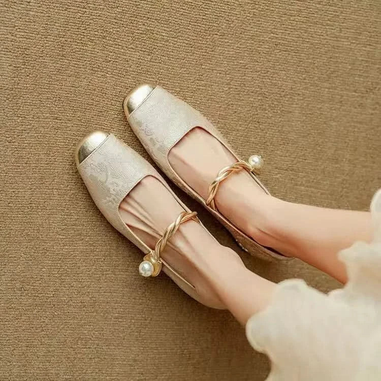 Blair | Bequeme Damenschuhe im Vintage-Stil mit Riemen