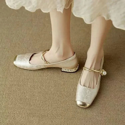 Blair | Bequeme Damenschuhe im Vintage-Stil mit Riemen