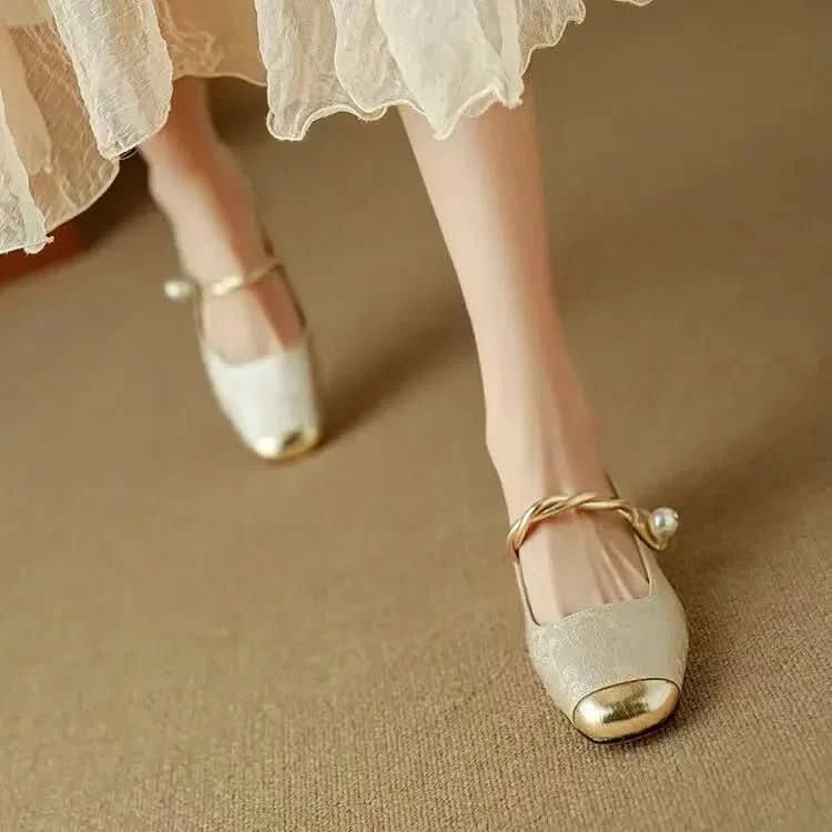 Blair | Bequeme Damenschuhe im Vintage-Stil mit Riemen