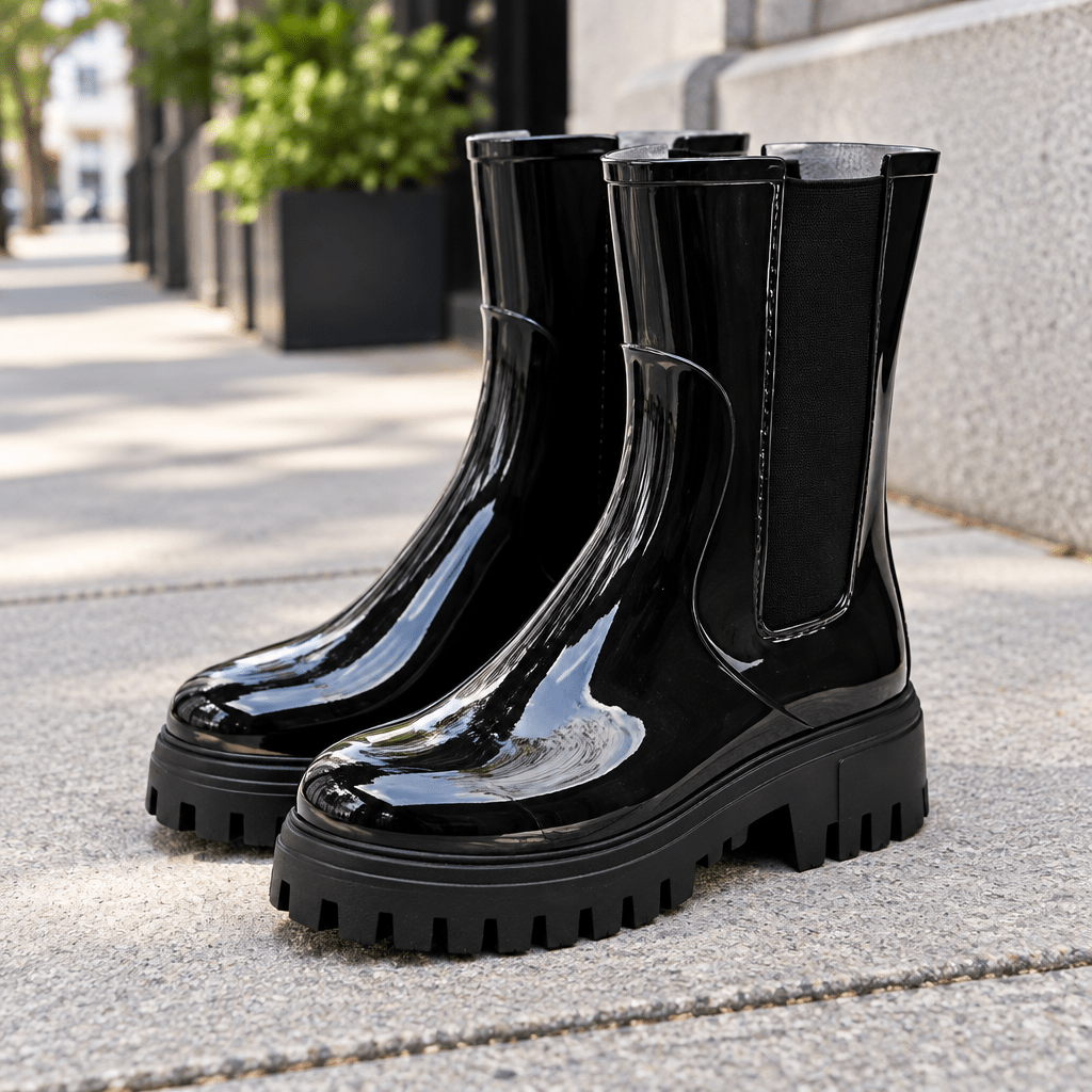 Glenda | Women's Lug Sole Rain Boots for Wet Weather