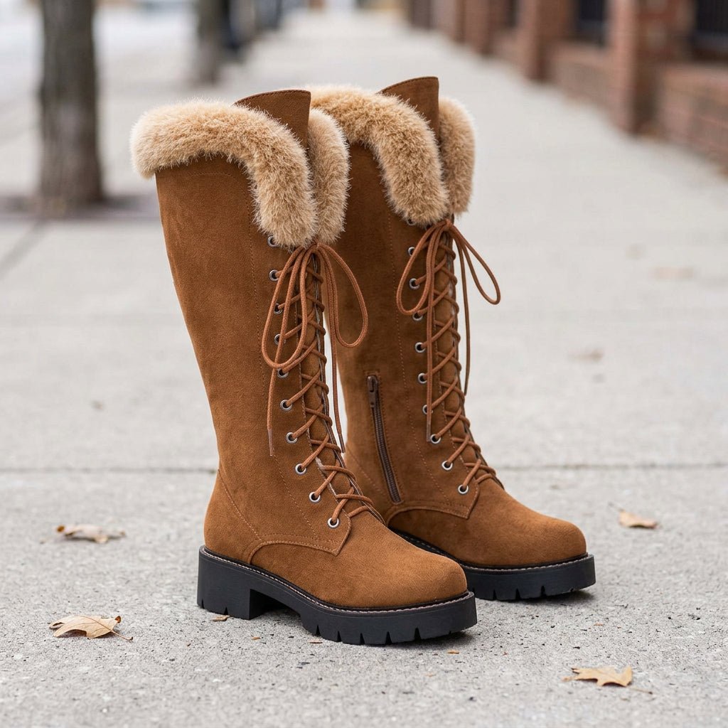 Bree | Klassische kniehohe Winterstiefel für Damen