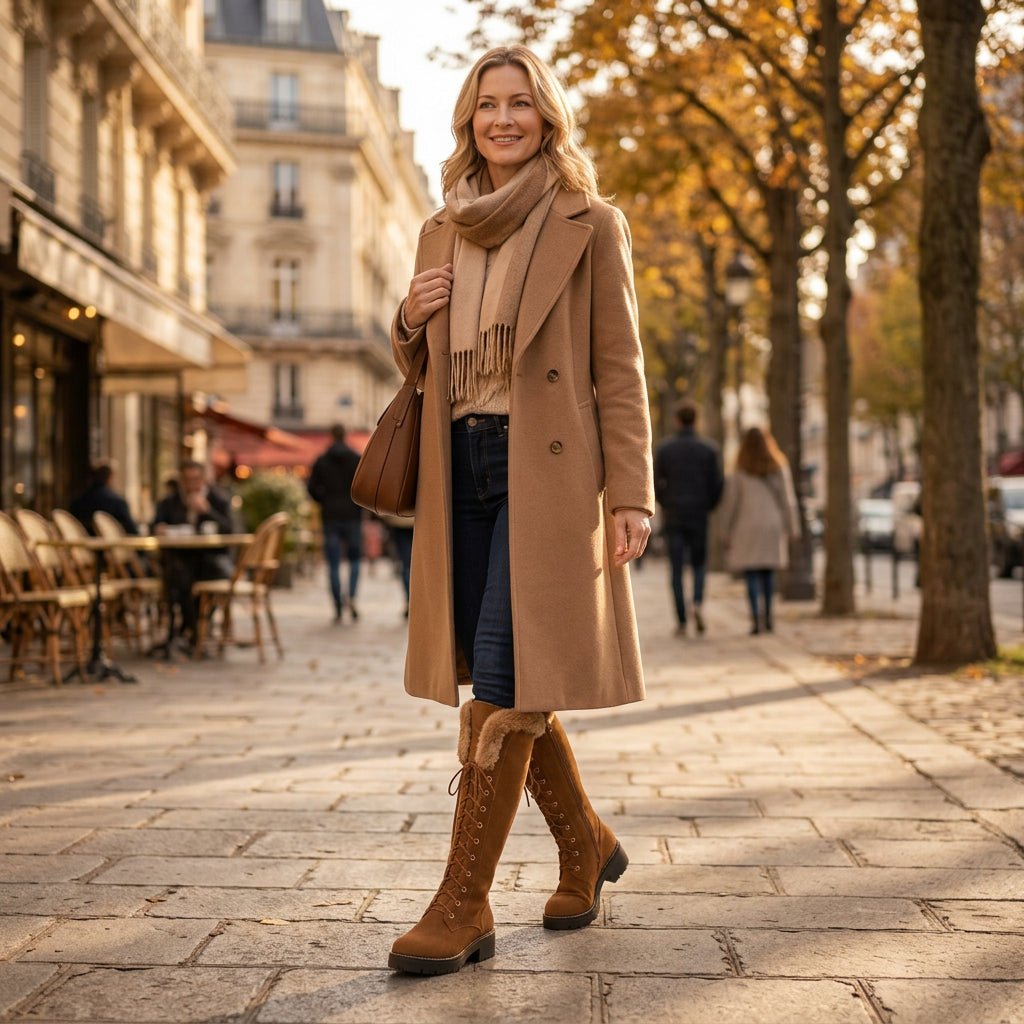Bree | Klassische kniehohe Winterstiefel für Damen