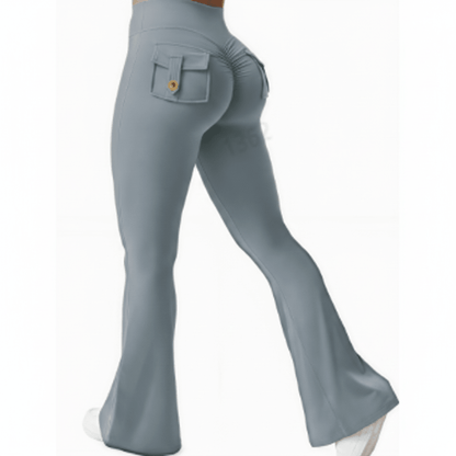 Bree | Women's High Stretch Wide Leg Yoga Trousers with Pockets